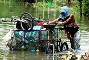  Photo by Flikr user IRRI, Residents of Los Baños and Bay towns, along the coast of Laguna de Bay and about 60 kilometers south of Manila, cope with floodwaters that have not receded 3 days after Typhoon Ondoy ravaged the Philippines. Creative Comm