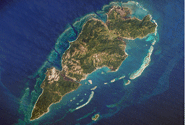 Guanaja Island: photo coutesty of NASA/JSC