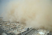  Sand storm in Saudi Arabia, photo by Boyd Jones, Creative Commons Attribution-Noncommercial-No Derivative Works 2.0 Generic