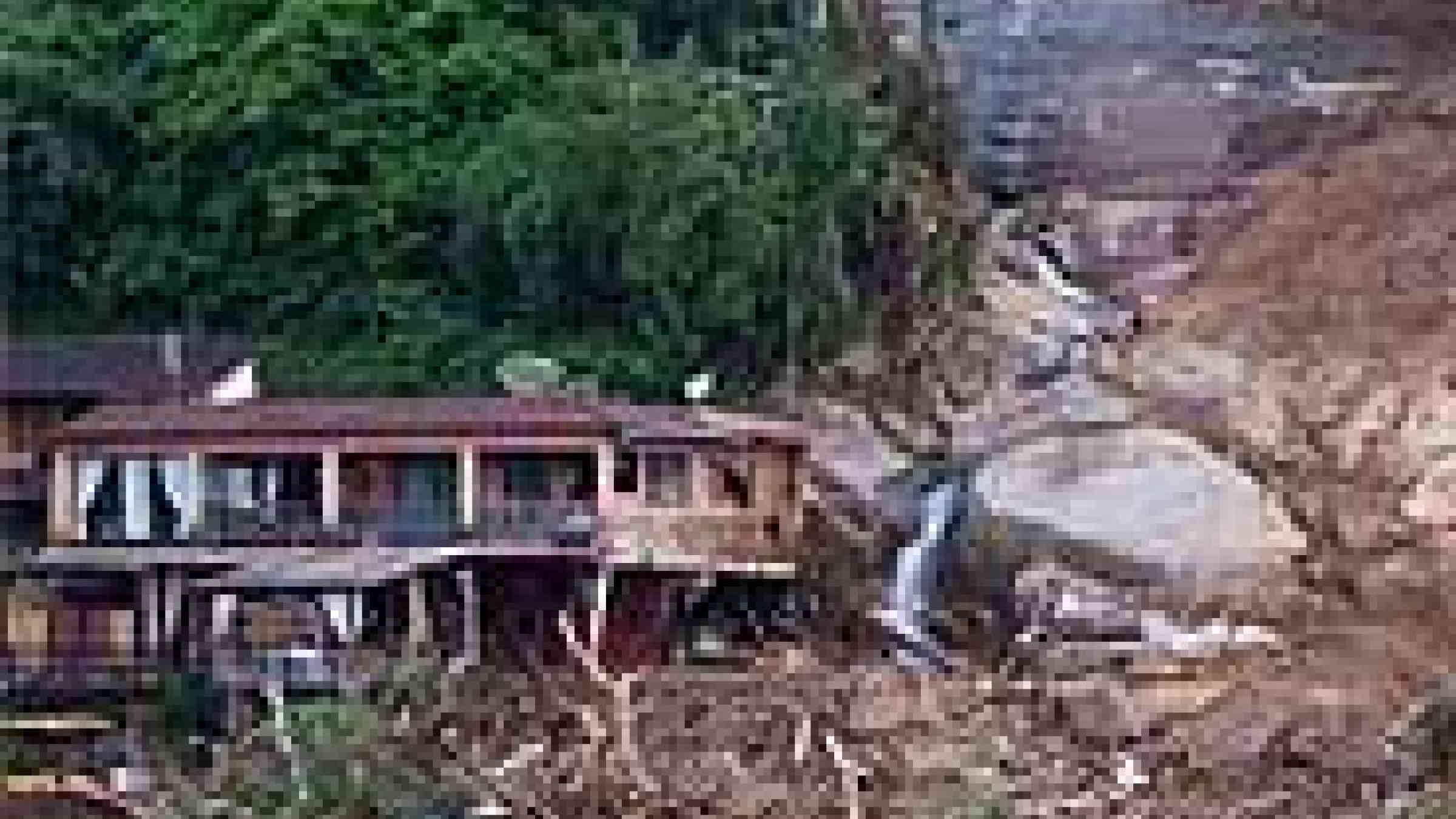 A damaged inn is seen after a mudslide in Ilha Grande, an island off the city of Angra dos Reis near Rio de Janeiro, Brazil, copyright Sulekha.com