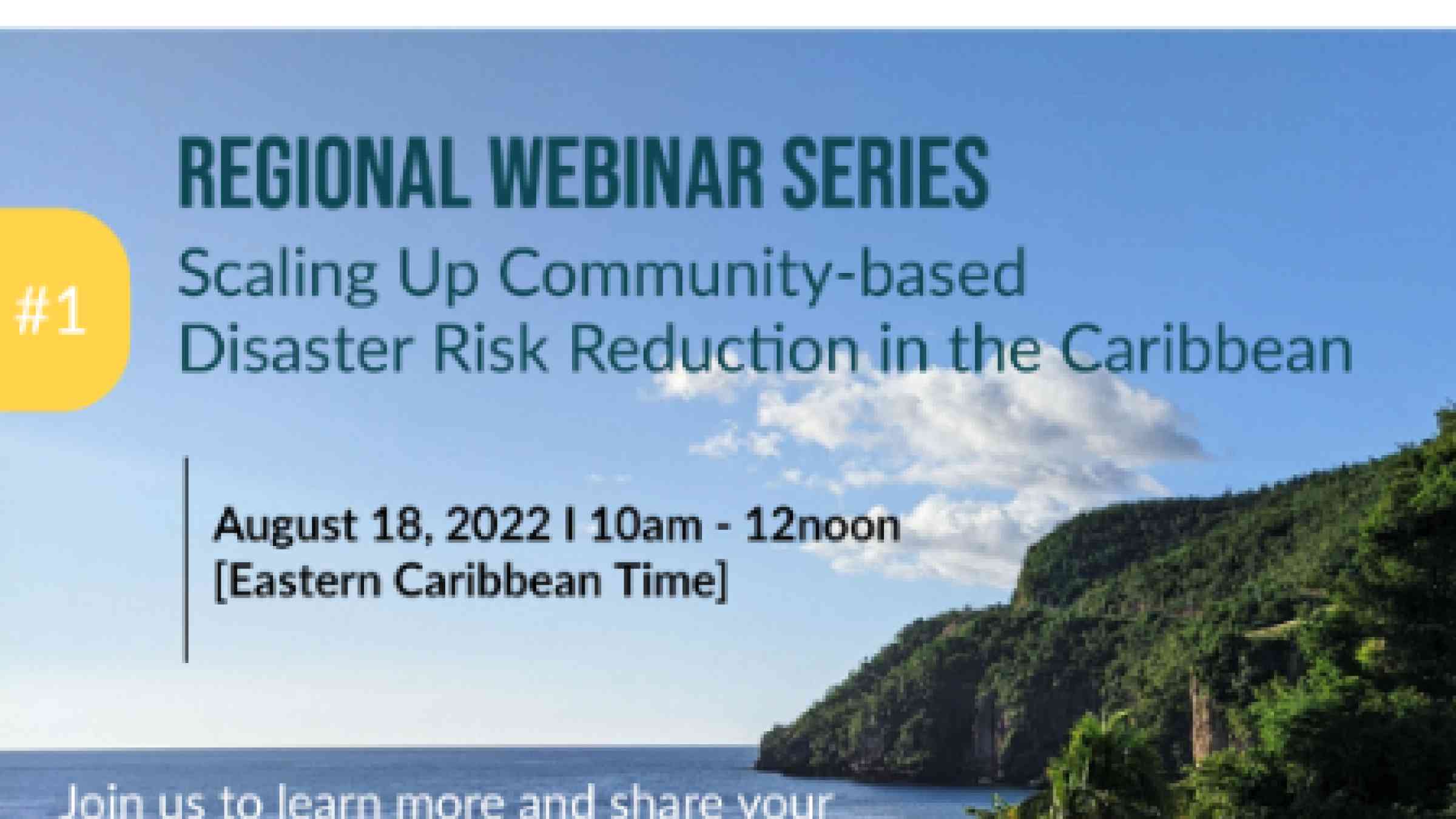Scaling up community-based disaster risk reduction in the Caribbean flyer