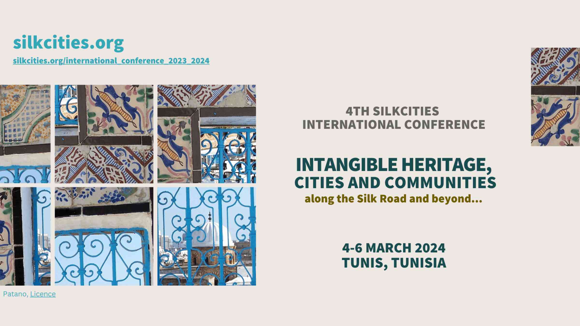 Banner for the 4th Silk Cities International Conference