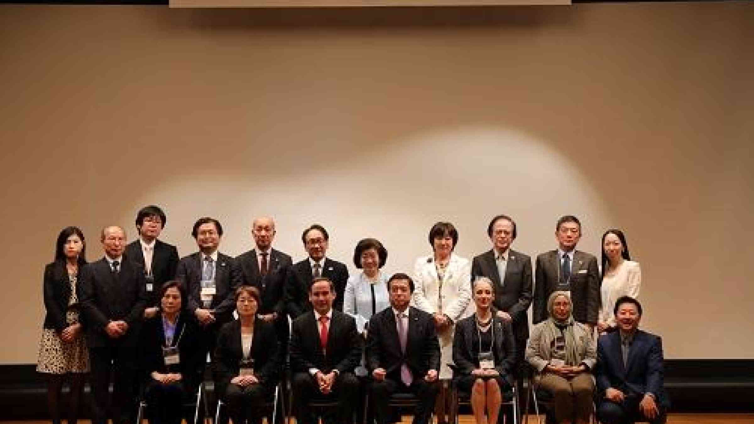 Group photo of participants at the 2nd World Tsunami Museum Conference