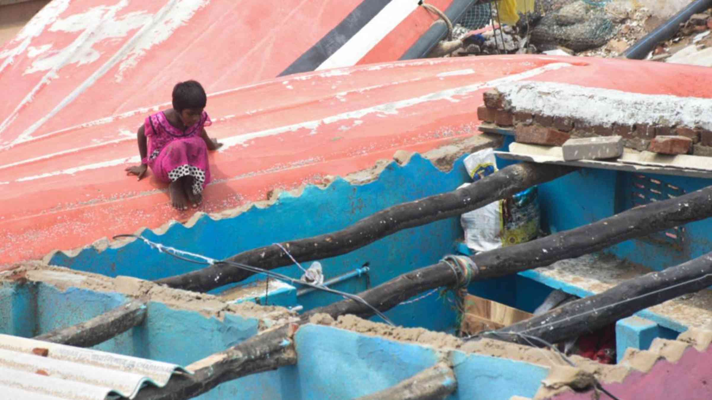 Aftermath of Cyclone Fani in Odisha, India, 2019. Rakesh Roul/Shutterstock