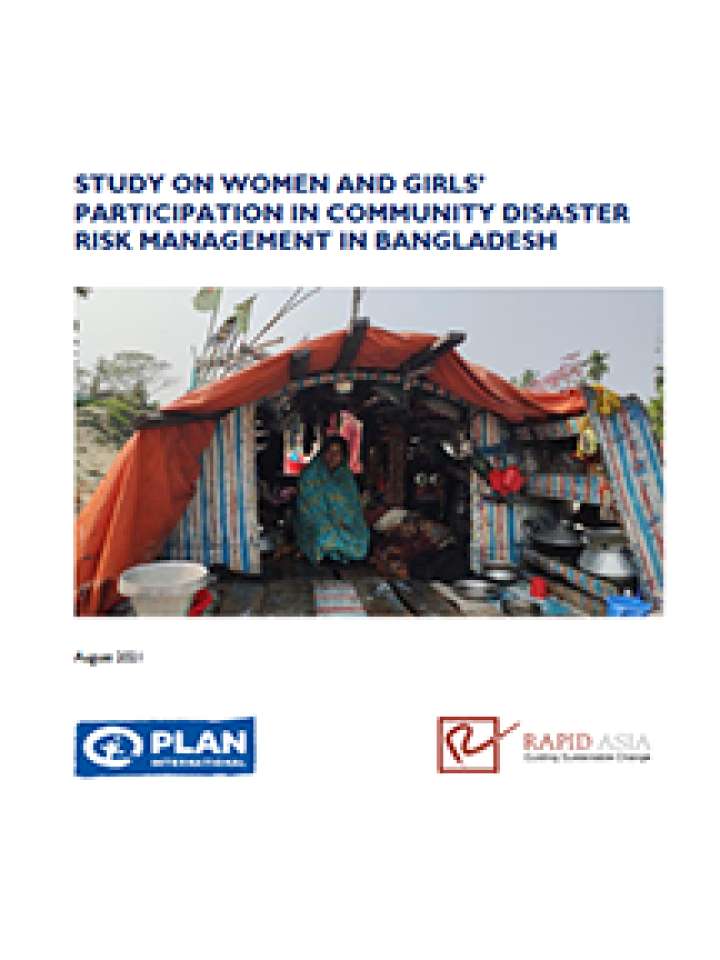Study on women and girls’ participation in community disaster risk management in Bangladesh