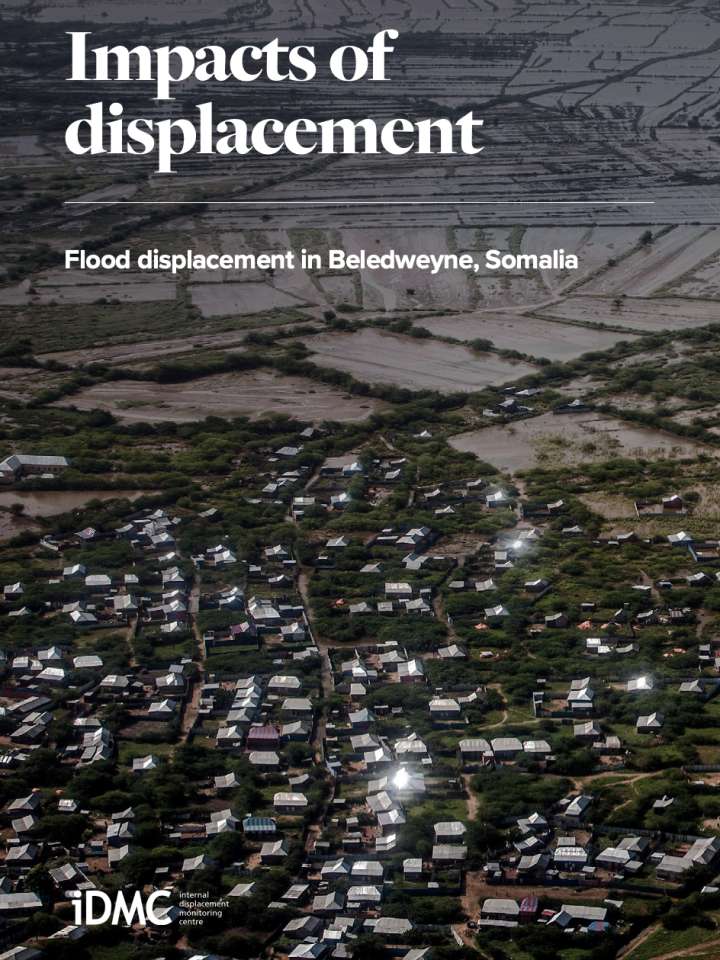 Coverpage of "Impacts of displacement- Flood displacement in Beledweyne, Somalia"