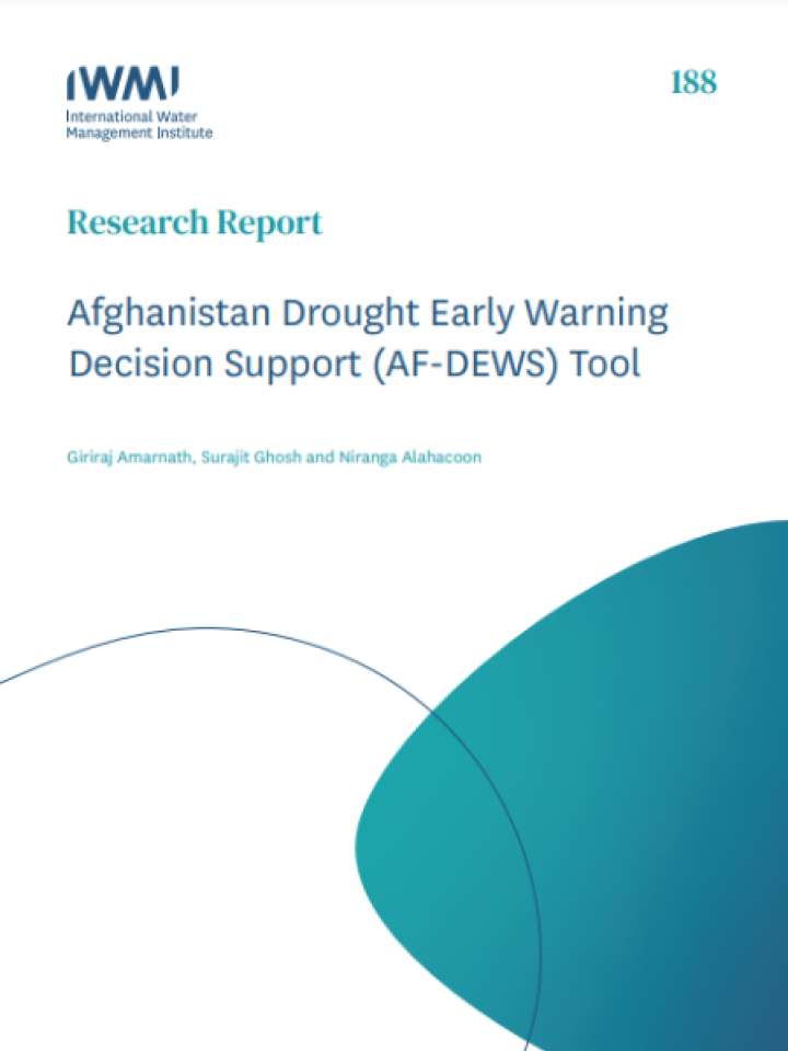 Cover and source: International Water Management Institute 