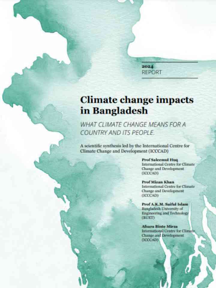 Cover and source: International Centre for Climate Change and Development