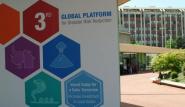  Global Platform banner outside of the venue