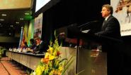  President Gjorge Ivanov of the former Yugoslav Republic of Macedonia speaks at opening ceremony of the Global Platform for Disaster Risk Reduction