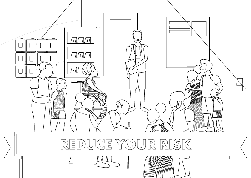 IOC-UNDRR colouring page 2