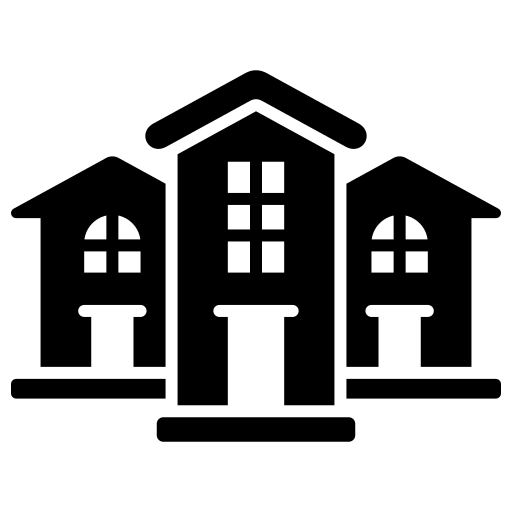 group of houses