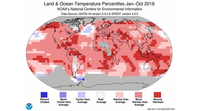 WMO Confirms 2016 As Hottest Year On Record PreventionWeb