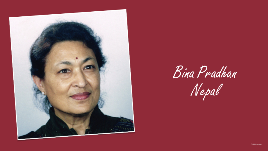 Portrait of Bina Pradhan