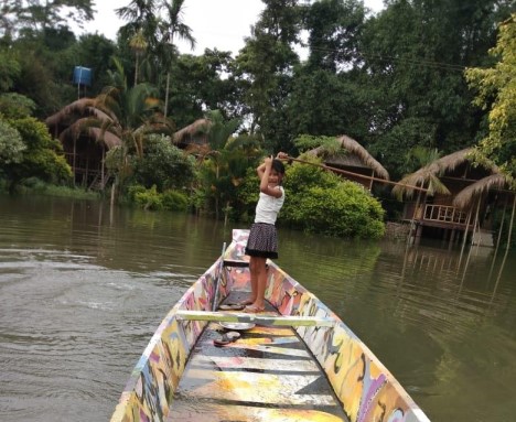 Boats used in floods