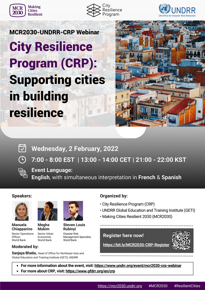 Poster for MCR2030-CRP webinar (2022.01)