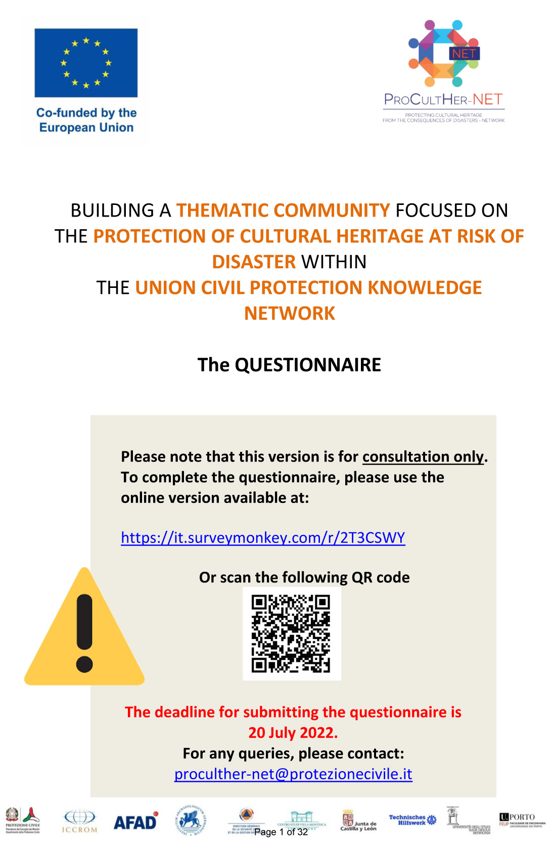 Questionnaire Cover