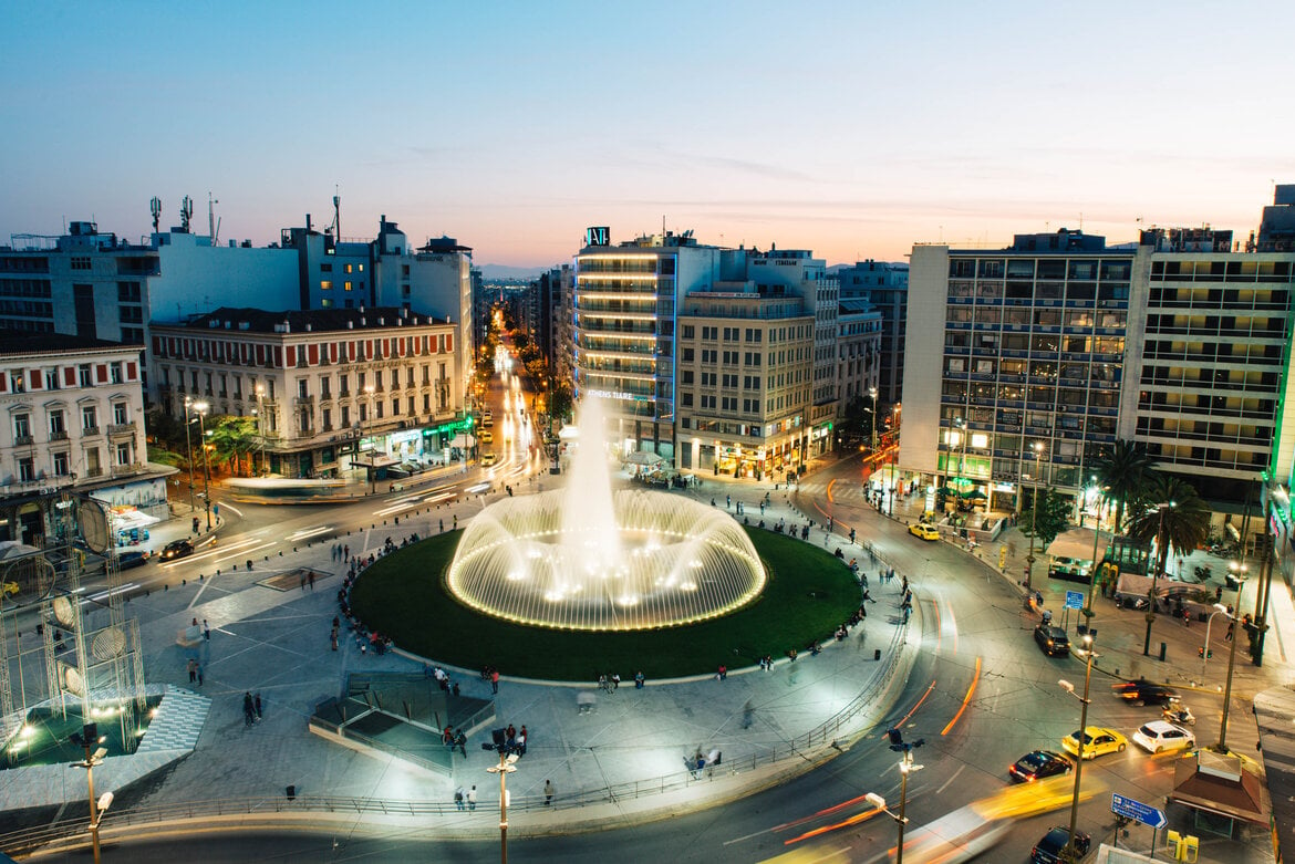 Omonoia square in Athens