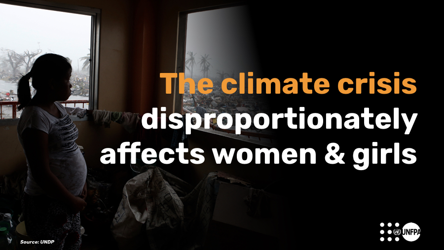 The climate crisis disproportionately affects women and girls