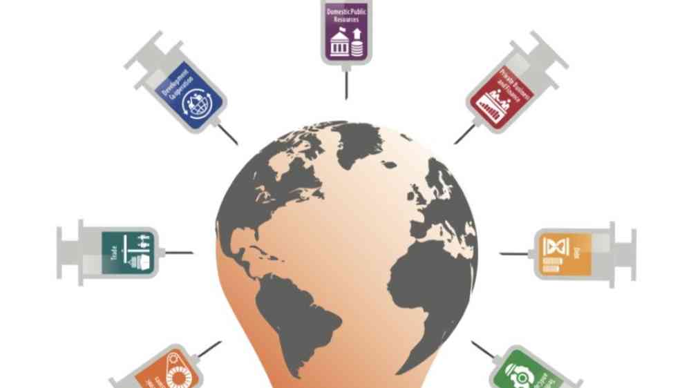 Front Cover of the 2021 Financing for Sustainable Development Report
