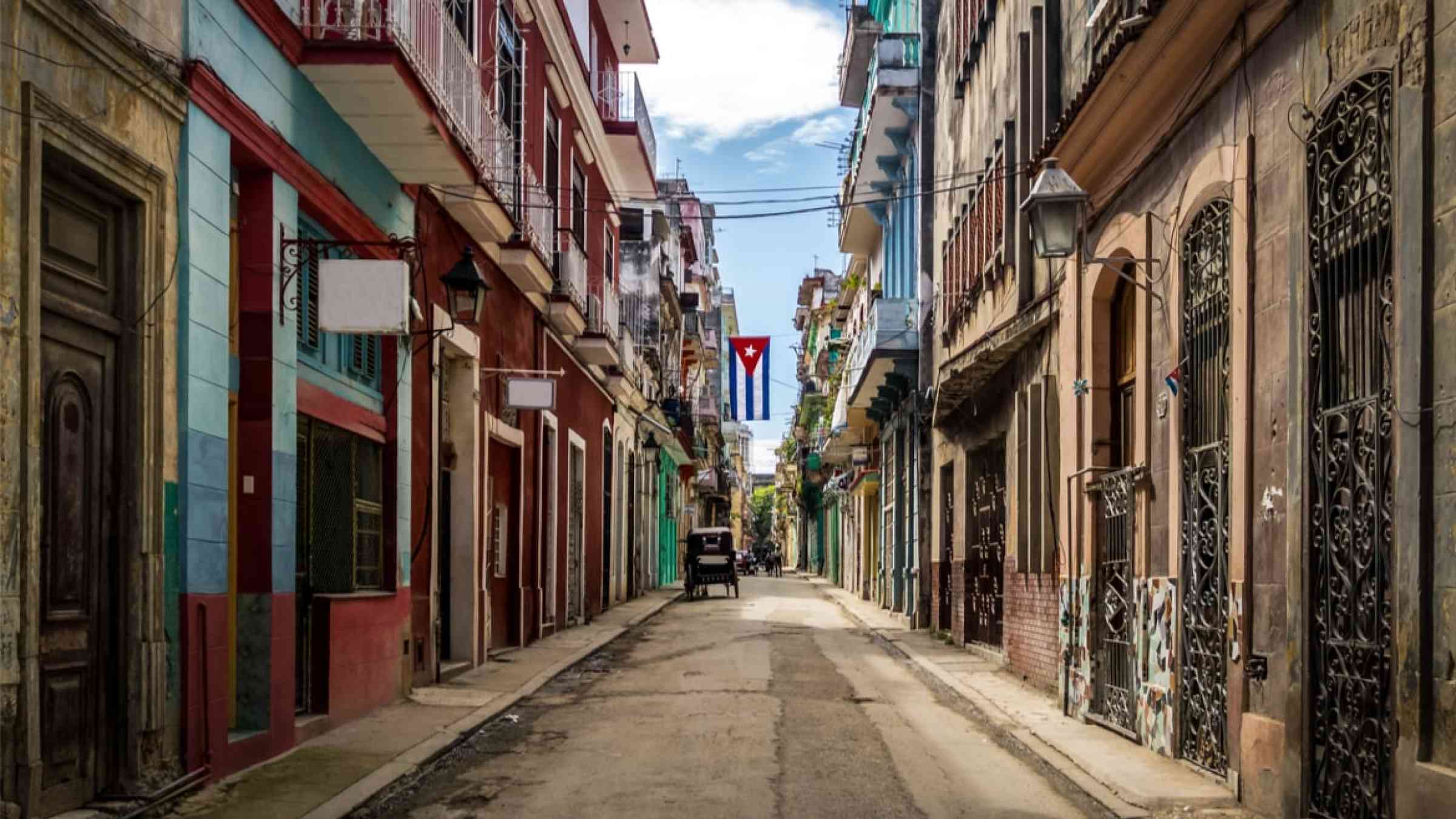 Street in old Havana, Cuba
