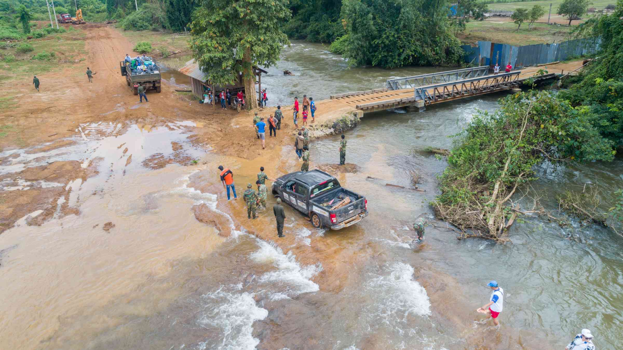 Floods in Sanamxay district, Lao PDR