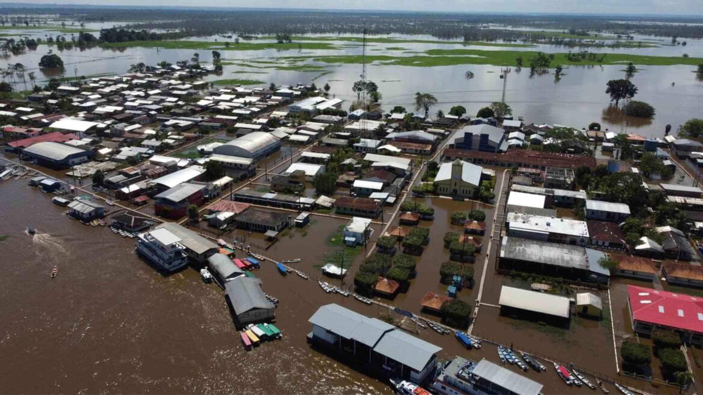 Flooding in Careiro Da Varzea Brazil 2016