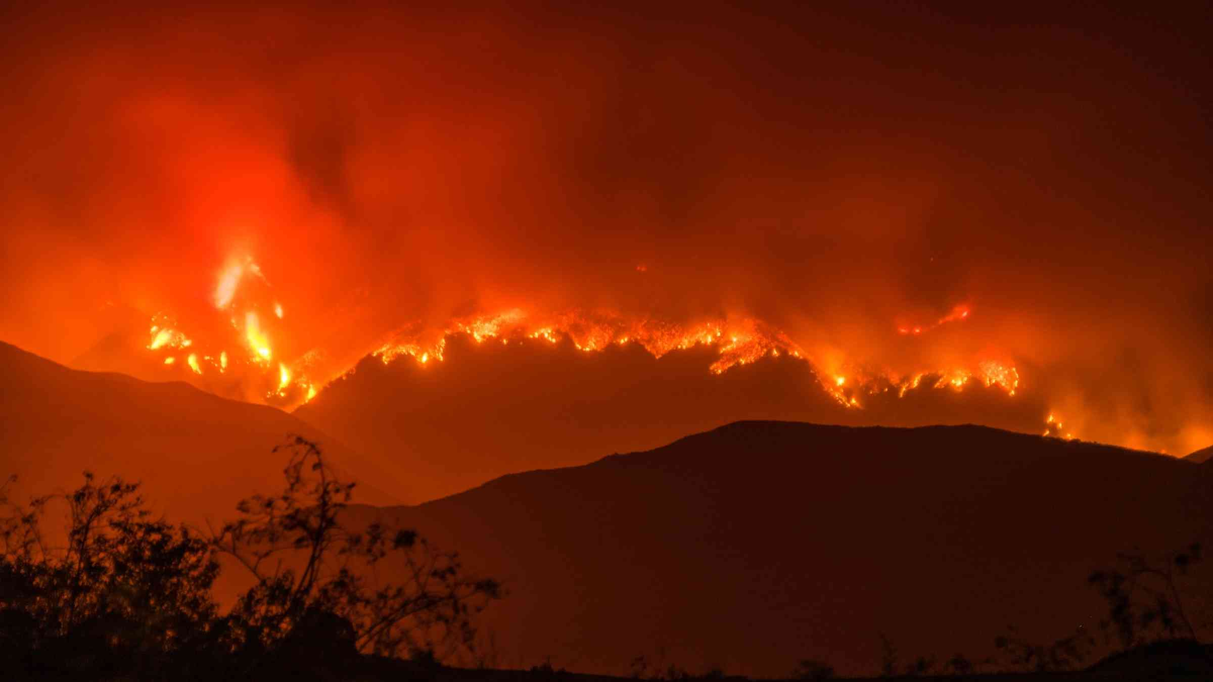 Wildfire Whittier California 2017