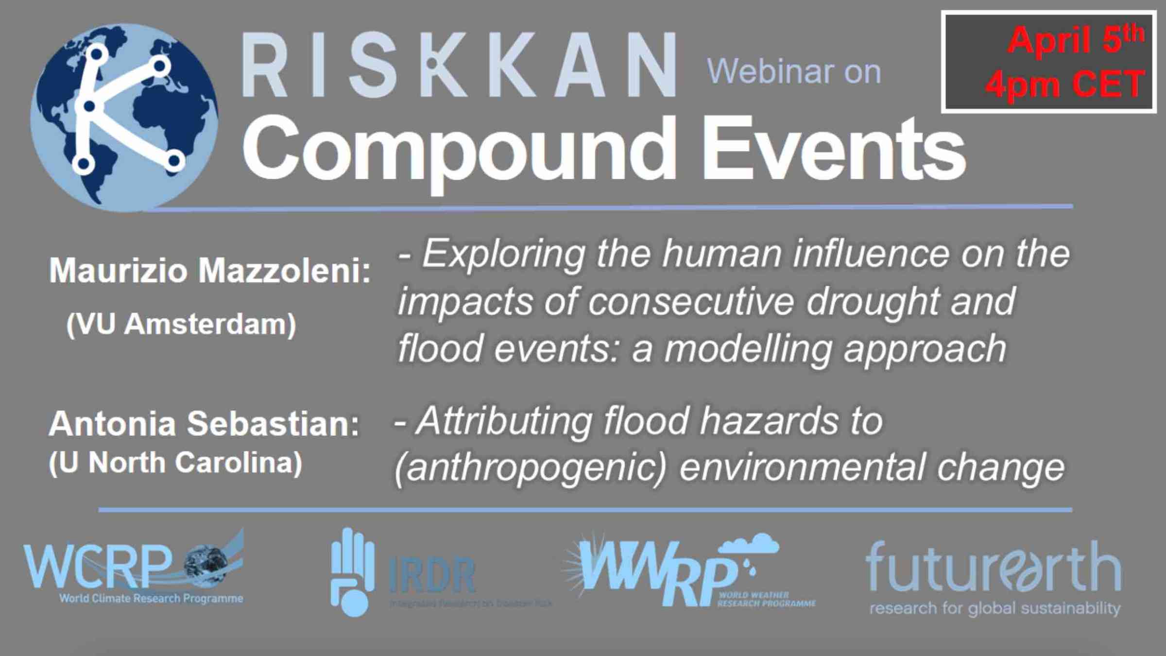 Invitation to the Risk-KAN webinar on compound events