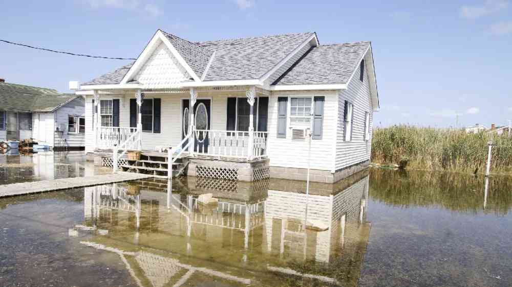 Sea level rise in Tangier VA