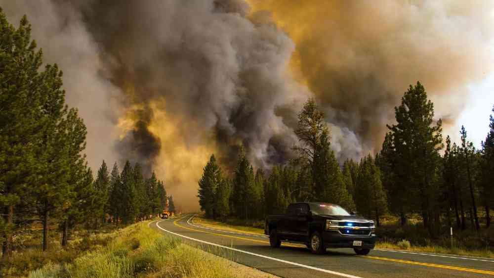 California wildfires, July 2021 