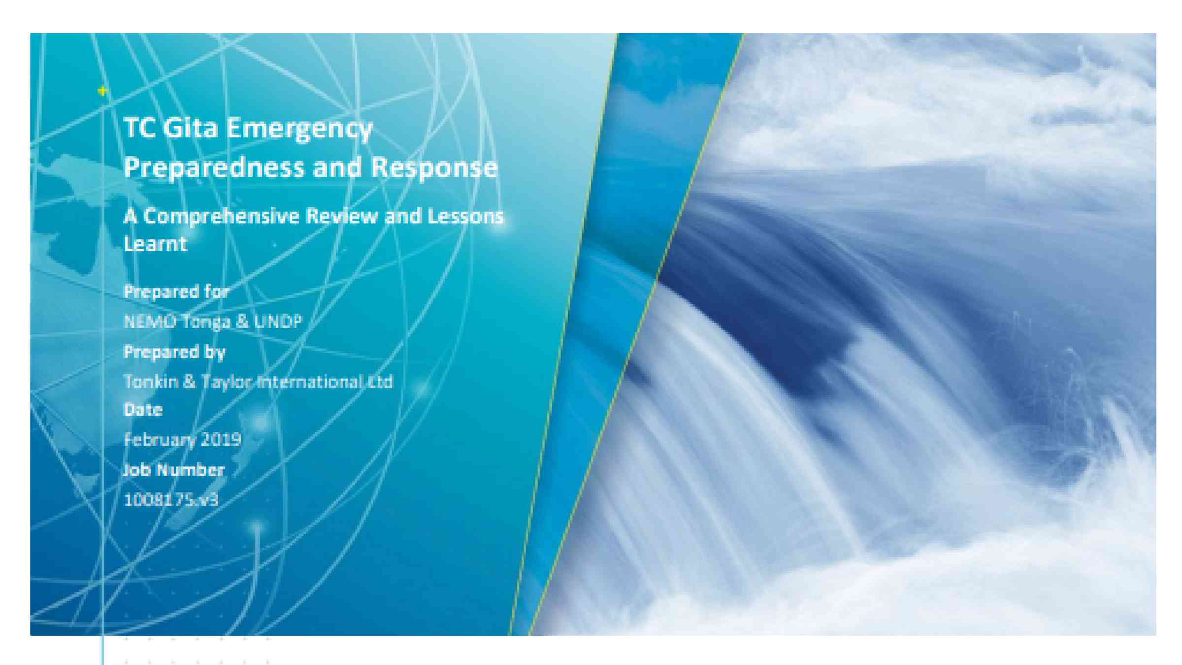 TC Gita Emergency Preparedness and Response A Comprehensive Review and ...