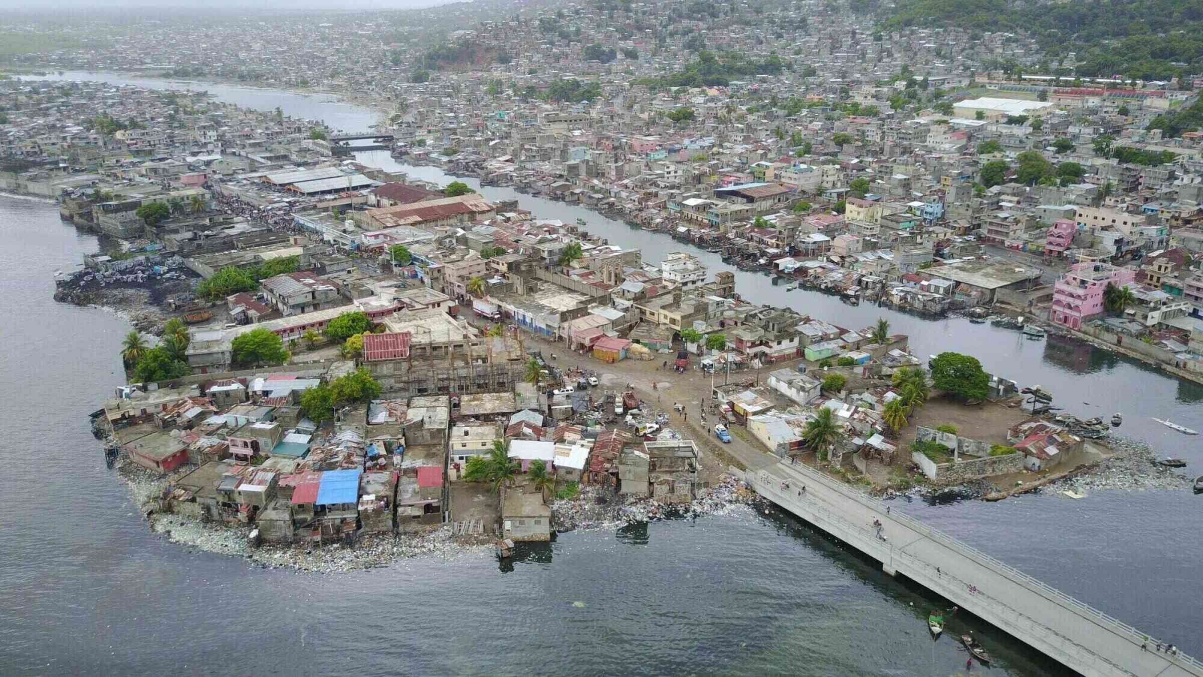 Haiti aerial view