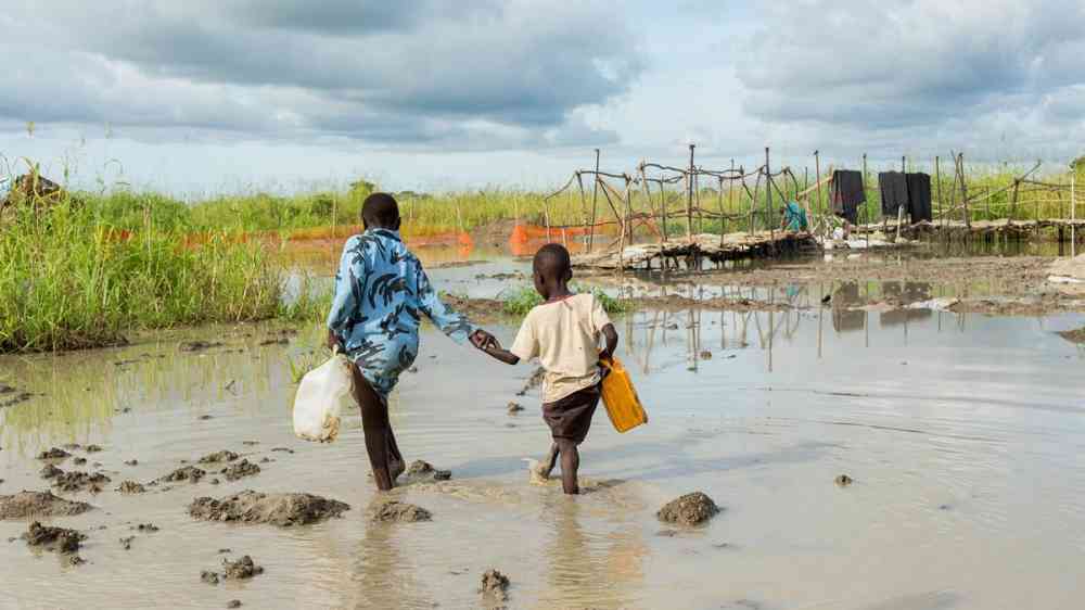 Flooding, Bentiu, South Sudan