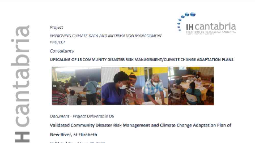 Community disaster risk management and climate change adaptation plan ...