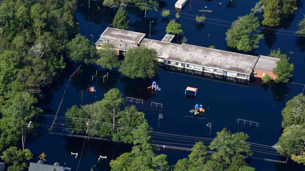 Aerial Photos of flooding caused by Hurricane Florence