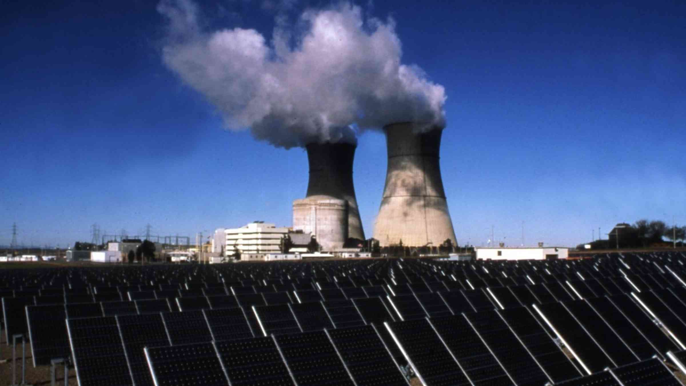 A view of the Rancho Seco Nuclear Generating Station in Herald, California