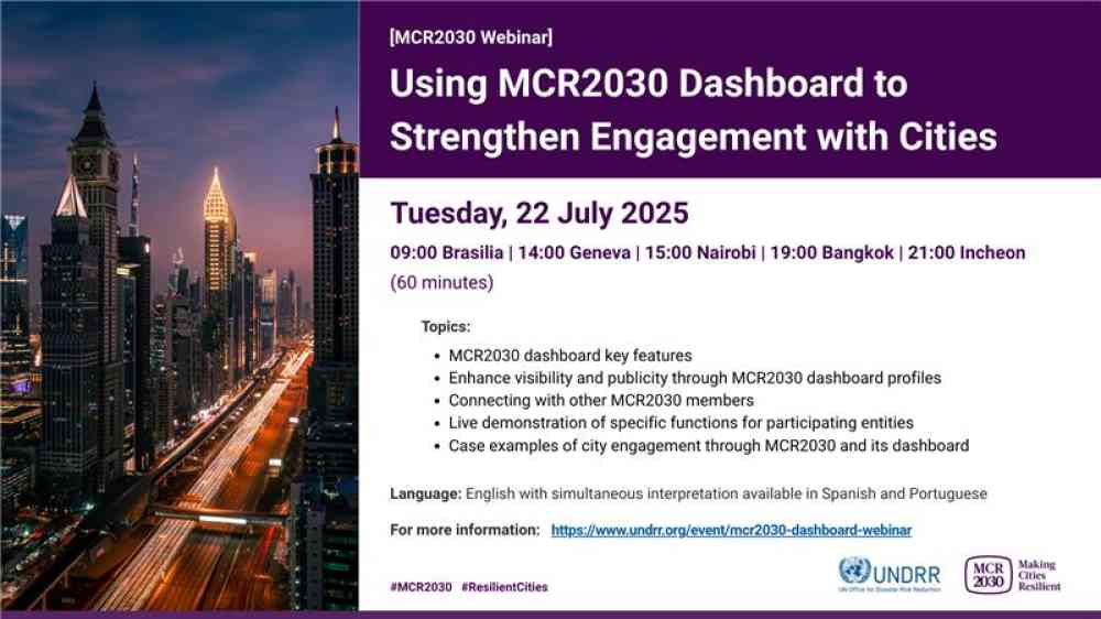 MCR2030 Dashboard Webinar