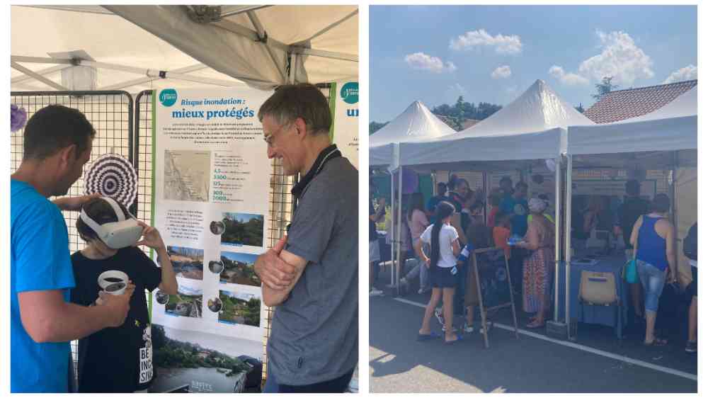 Activities of disaster awareness organised by the Syndicat du Bassin de l’Yzeron