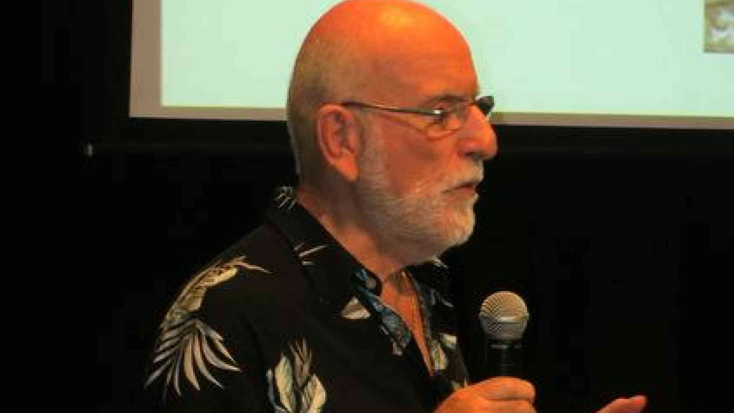 Build back better: Prof. John Hay tells the Pacific risk reduction and climate change conference in Fiji that regional organisations should increase their focus on recovery.
