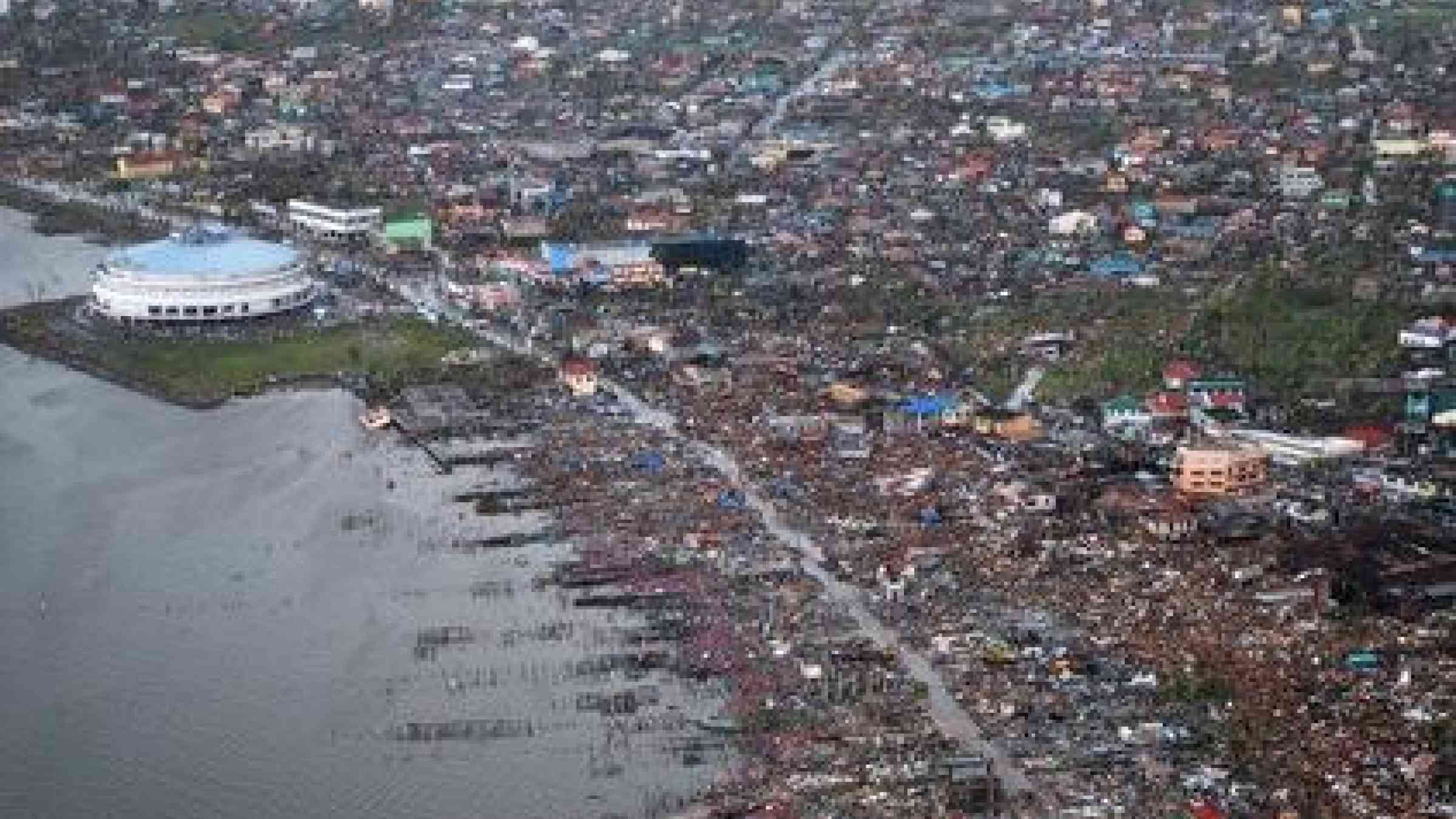 The devastation from super typhoon Haiyan has been both intense and widespread. </i>Photo credit: OCHA