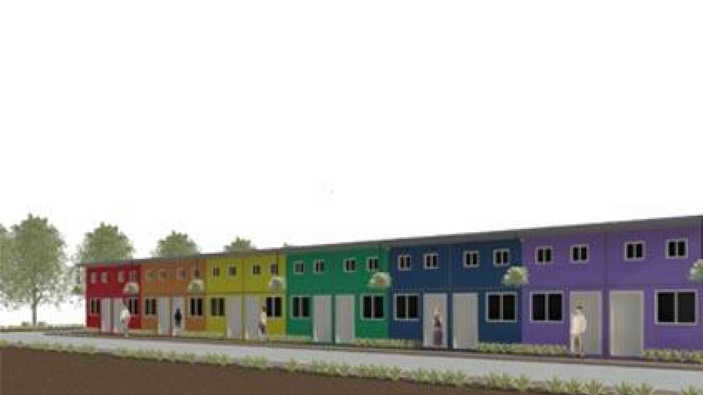 Site design for SM Cares Village in Bogo, Cebu.