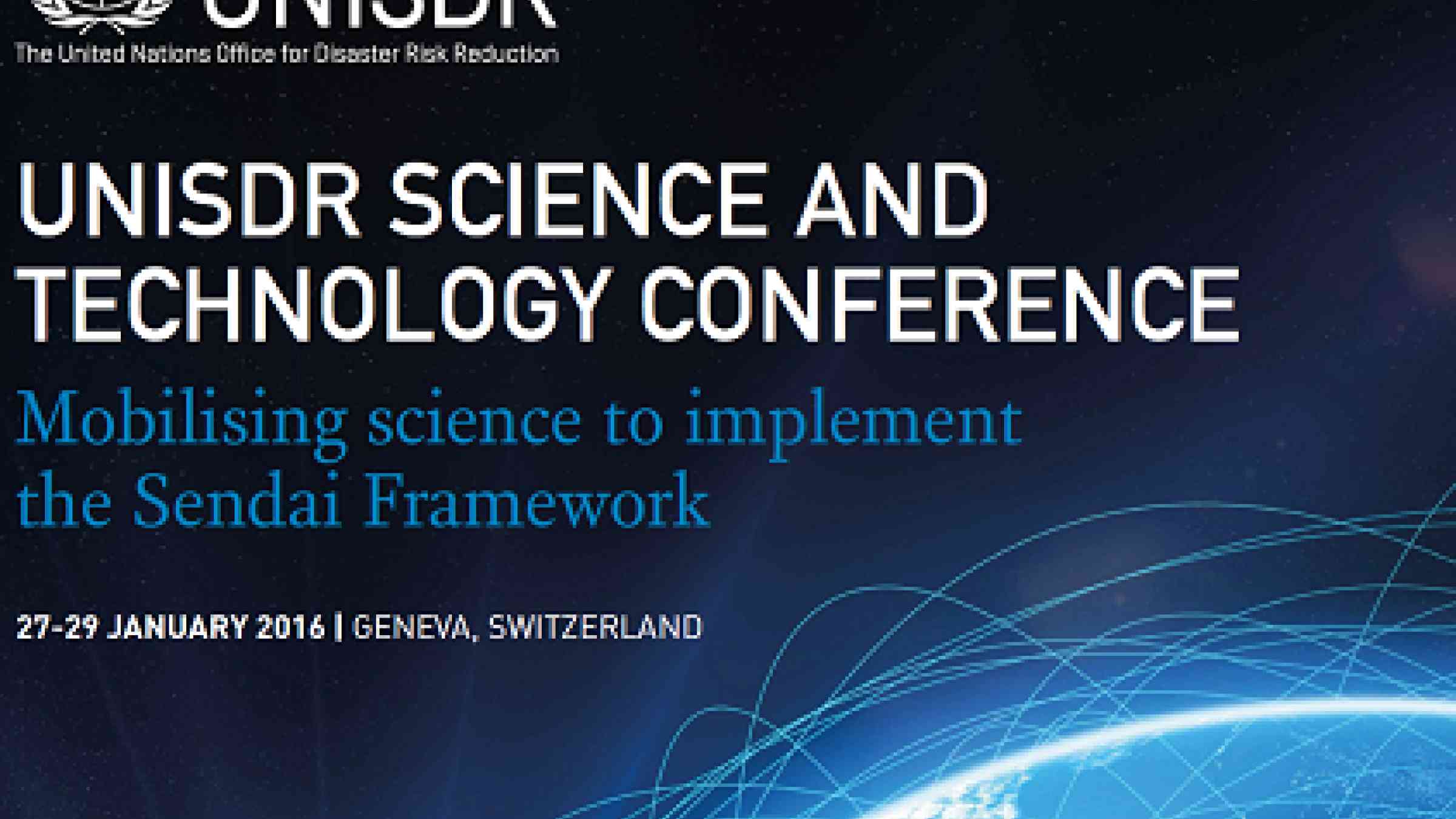 The UNISDR Science and Technology Conference begins on Wednesday (Photo: UNISDR)