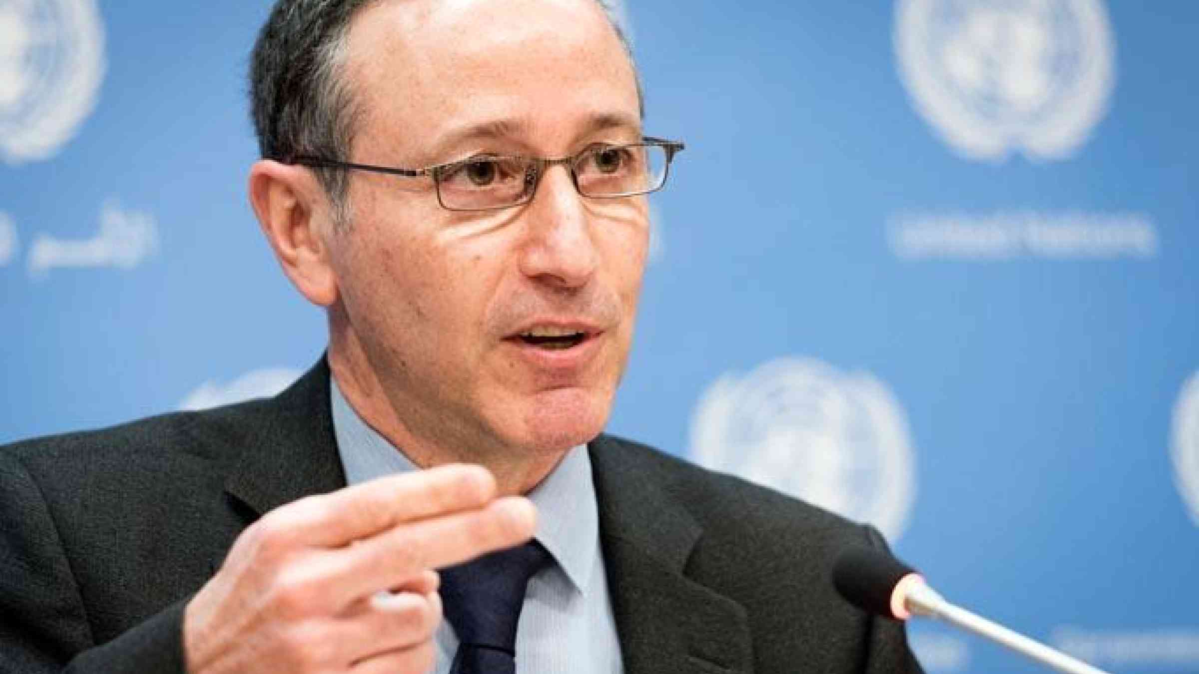 Robert Glasser, Special Representative of the Secretary-General for Disaster Risk Reduction. UN Photo/Mark Garten