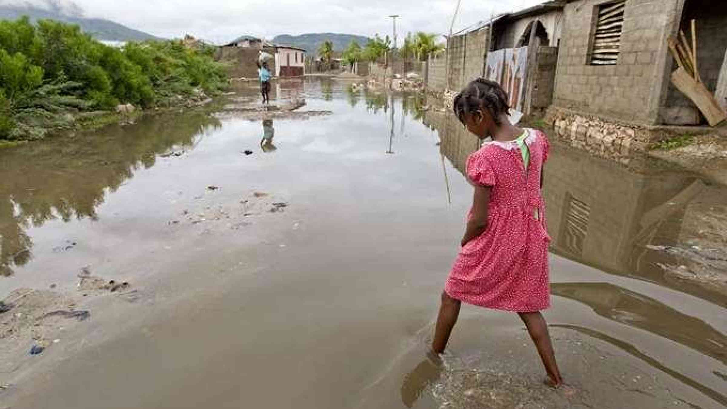 Flooding in Haiti. UN Photo/Logan Abassi