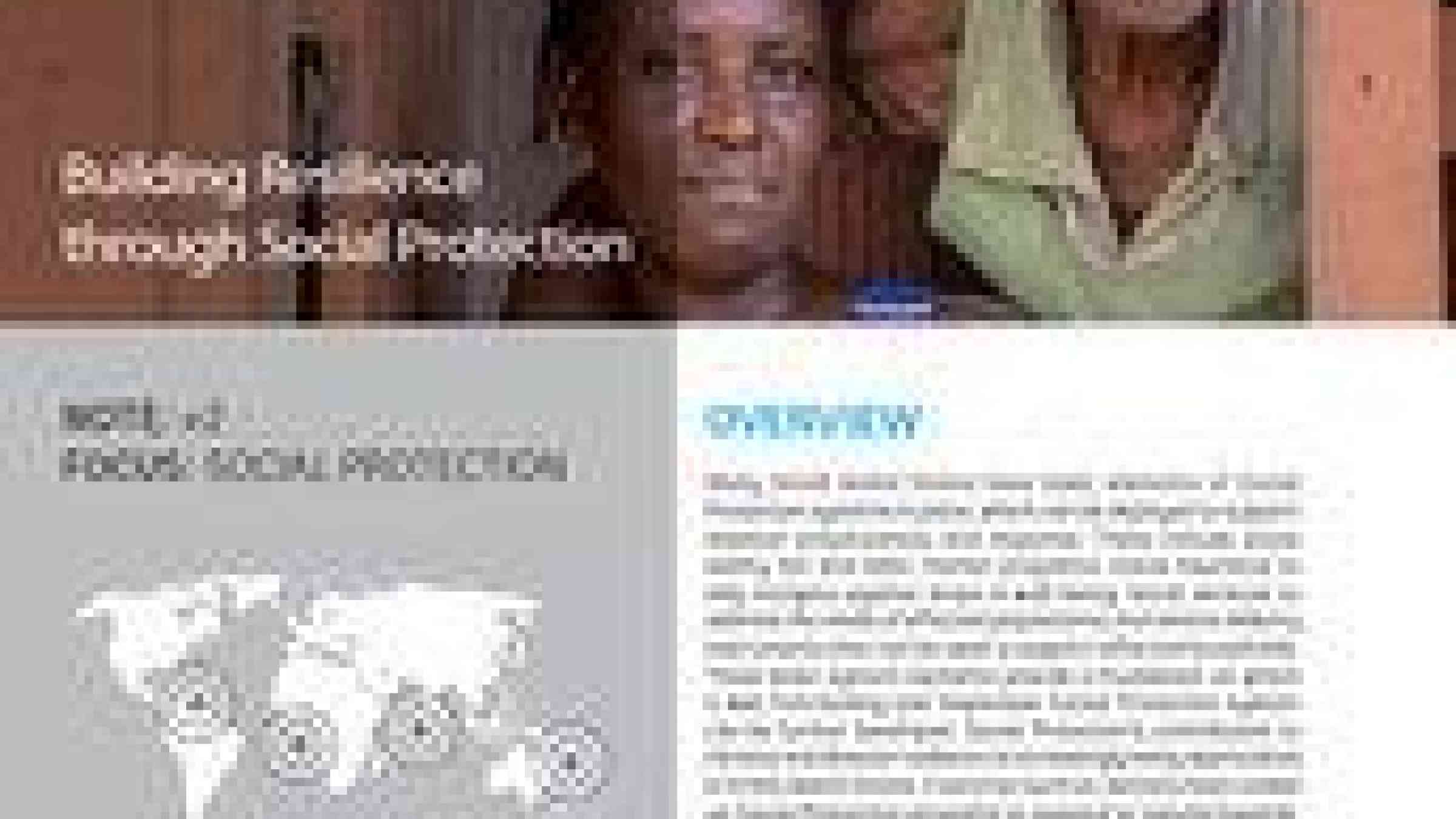 SISRI knowledge notes: Building resilience through social protection ...