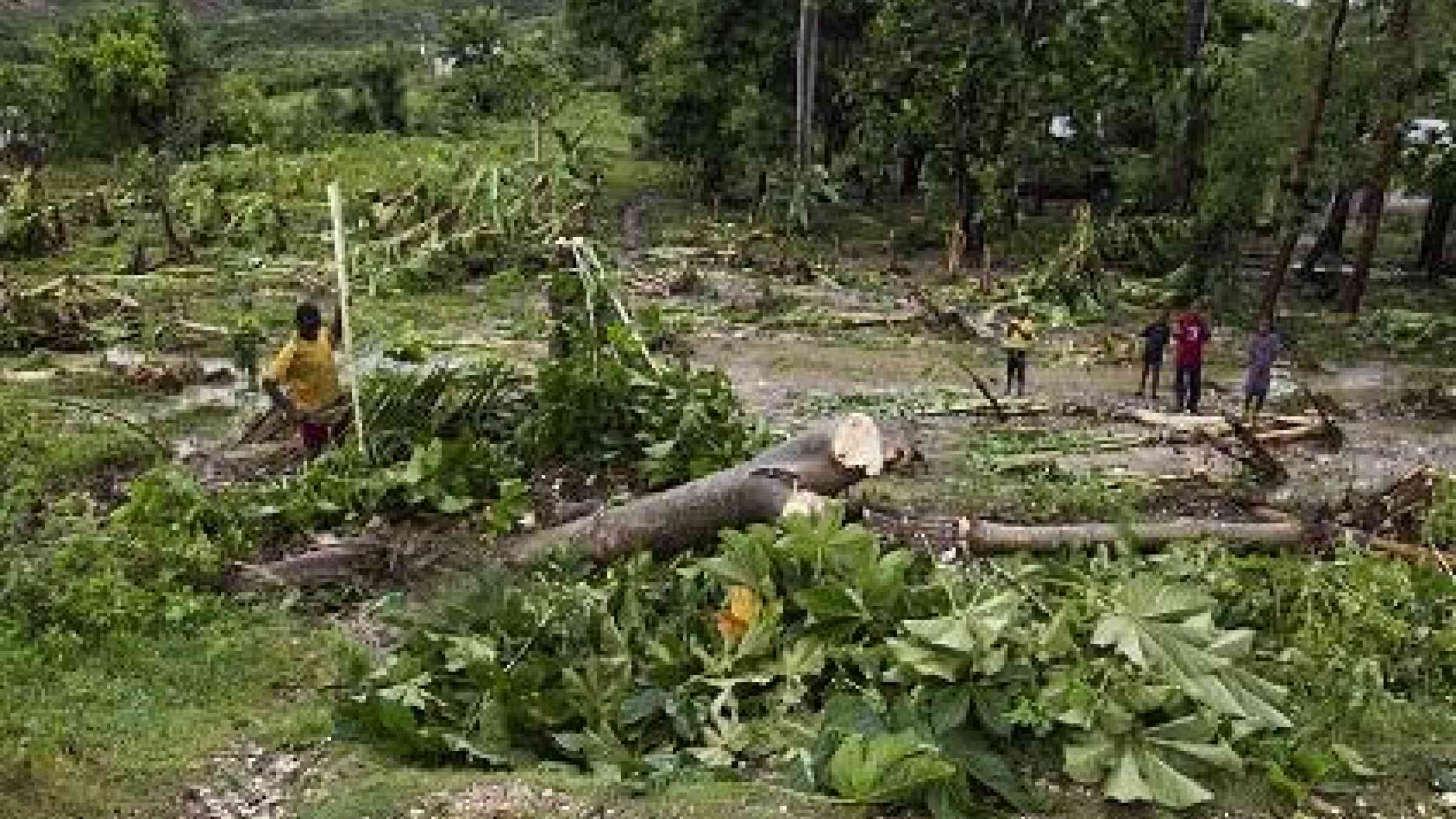 Hurricane Matthew in Haiti which caused over 600 deaths and US$2.7 billion of economic losses in late 2016 (Photo: UN Photo/Logan Abassi)