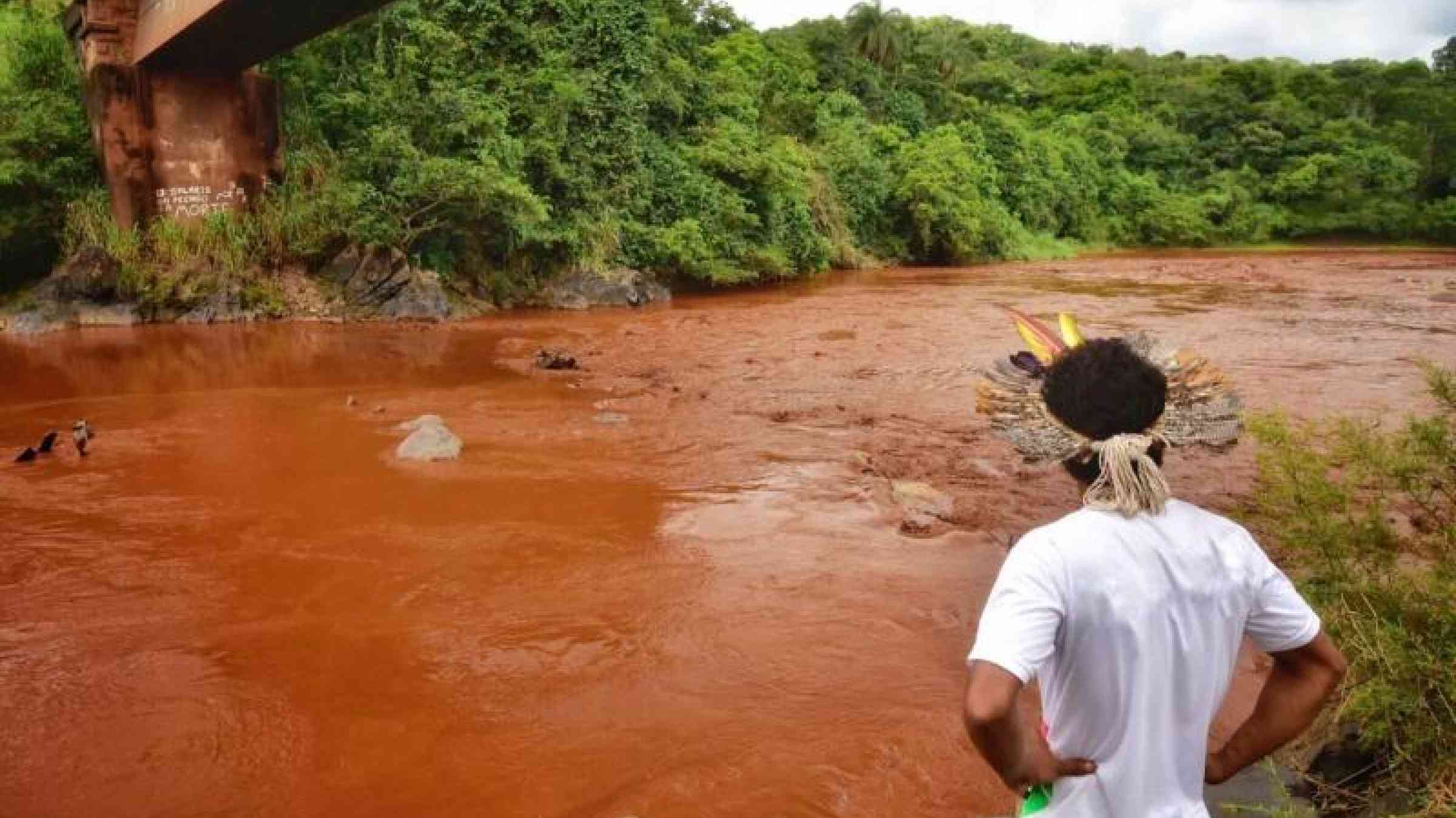 Lucas Hallel ASCOM/FUNAI Pataxó Indigenous people live in the village of Naõ Xohã, on the banks of the Paraopeba river damaged by the collapse of a mining dam in Brumadinho, Brazil.