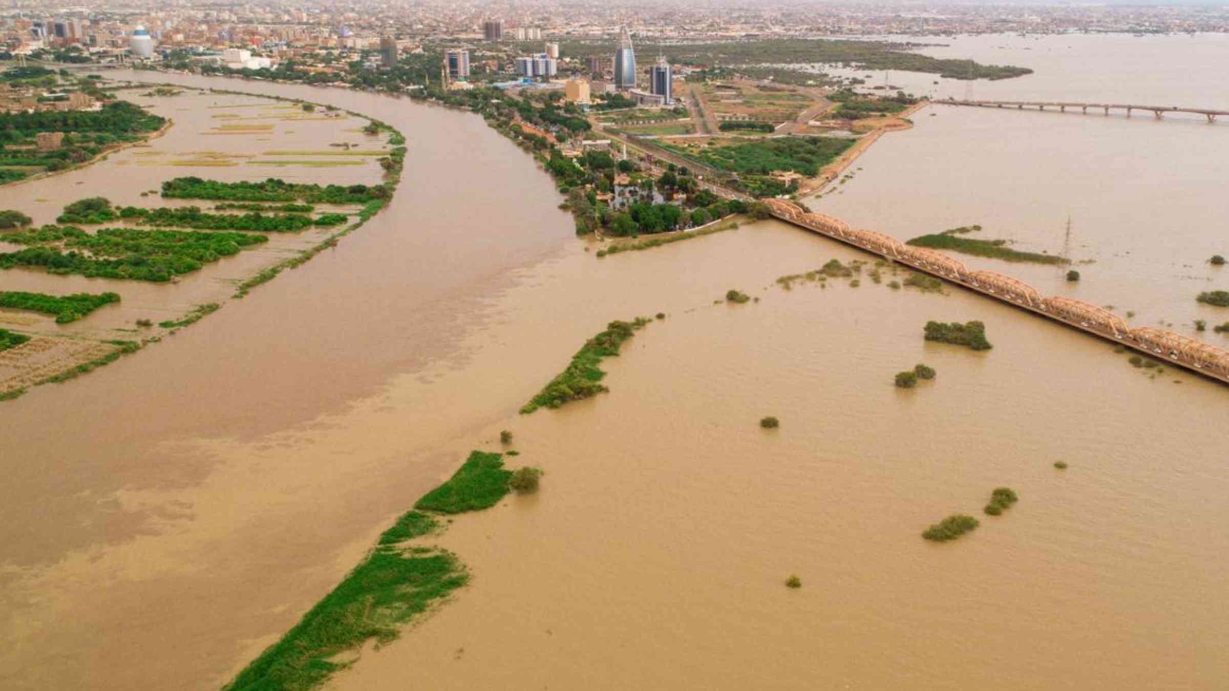 The extent of the impact of the September 2020 floods in Sudan that hit the capital, Khartoum. lier 4 life/Shutterstock