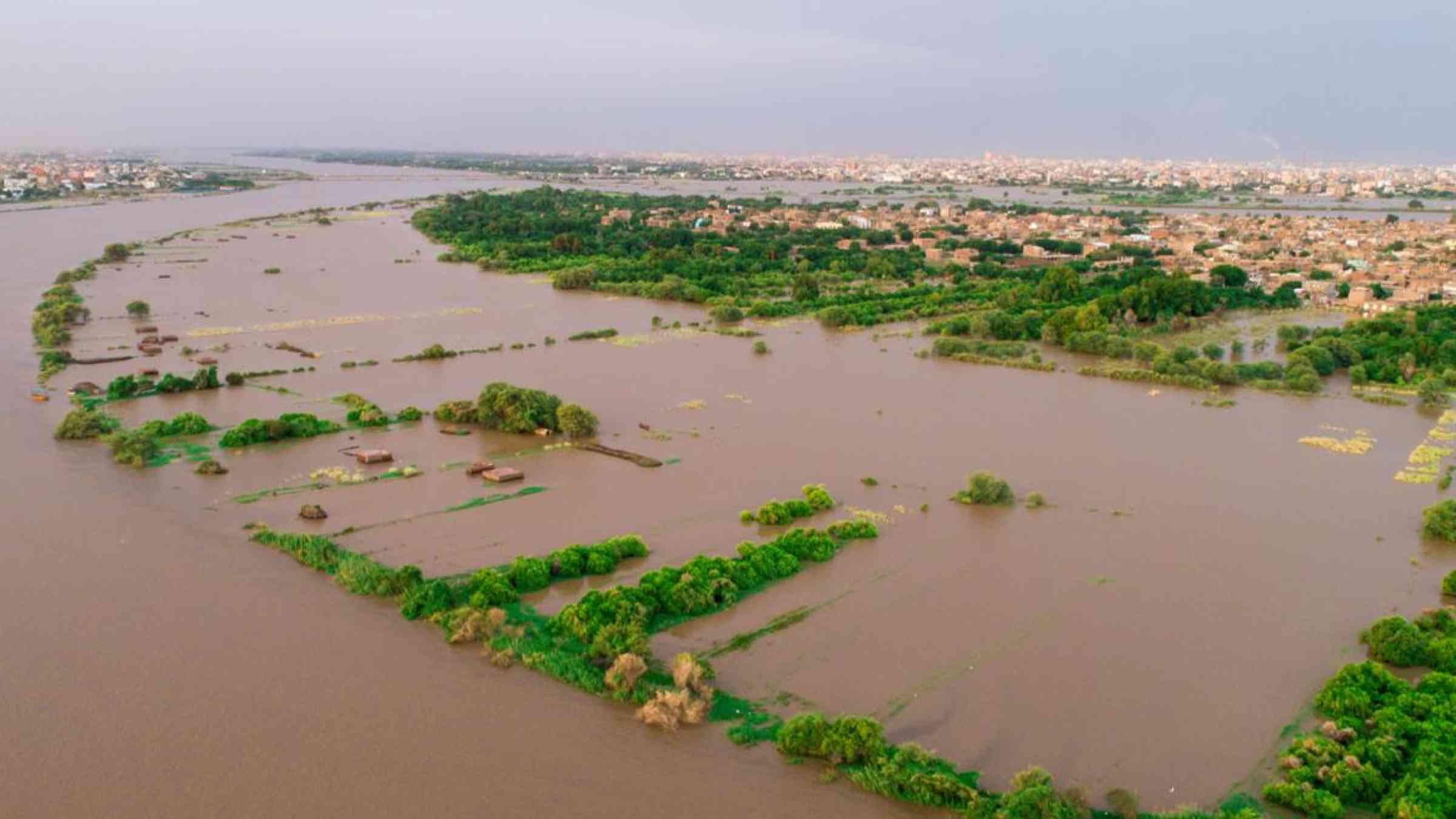 The city of Khartoum, Sudan impacted by floods in September 2020. lier 4 life/Shutterstock